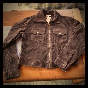 Cocoa Brown Don’t Ask Why NYC CROPPED Jacket 🧥